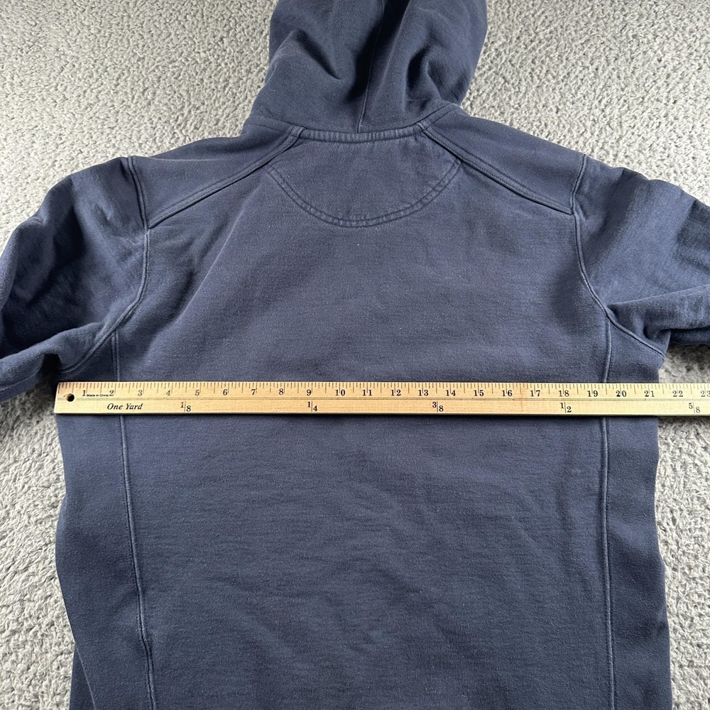 American Giant Hoodie Mens M Blue Full Zip Fleece Sweatshirt USA Heavyweight - Picture 6 of 11